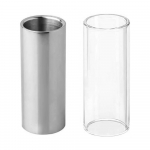 2 tk kitarris&otilde;rme liugukomplekt koos klaasslaidiga roostevabast terasest liugustega kitarri bassi jaoks mitmev&auml;rviline