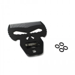 Juuksuri metallist kamm SPl 1196 metallik h&otilde;bedane v&auml;rv