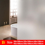 1 rulli kodukaunistusega kleebis Peitsitud 3D dekoratiivne aknaklaaskile Privaatsus UV-vastane 55x100cm