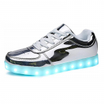 Moodsad LED-valgustid meestele Naiste spordijalatsid USB laadimine helendavad kingad Fluorestseerivad kingad 38