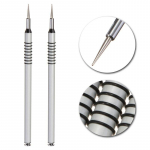 1 tk Superfine Nib Nail Art Maalimispliiats K&uuml;&uuml;nevooder Pintsel Lillede joonistamine Manik&uuml;&uuml;ri t&ouml;&ouml;riist Roostevabast terasest k&auml;epide