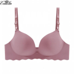 Naiste &uuml;hes t&uuml;kis laineline &otilde;mblusteta rinnahoidja suures suuruses Push Up Braletter kerge hingav aluspesu 32/70BC