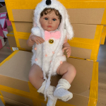 50 cm 20-tolline 3D nahk n&auml;htavate veenidega Pehmest silikoonist Reborn Baby Doll nagu t&otilde;eline elus t&uuml;drukute m&auml;nguasi