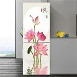 Vesilootose k&uuml;lmkapi kleebis liim veekindel 3D-tapeet Buddha kuju torni maastik ukseplakat Kodukaunistused Seinapildid Seinakleebised 40x120cm(1 pcs)