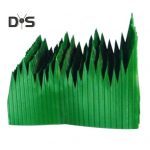 1 kasti roheline kaunistusleht, l&otilde;hnatu Loominguline sushi-toidukaunistus kunstroheline leht roheline