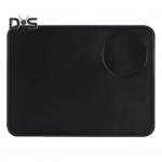 Morden Style kohvipressipadja ohutus Vastupidav libisemisvastane kohvinurga tampimismatt must