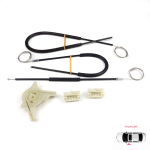 BWR695 Akna T&otilde;stuki Remondikomplekt Esipoolne Vasakpoolne Uks Mercedes Vito Viano Mixto V-klass MK2 W639 2003-2010 6397200046