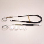 BWR1219 Elektrilise akna t&otilde;stuki remondikomplekt Tagumine Vasak Peugeot 308 MK1 4B 2009-2014 2-ukseline Kupee Kabriolett CC 9681903380