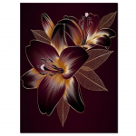 Vintage liilia t&auml;isteemantmosaiigist pusle tikandid ristpistes komplektid loominguline hobi 5d iseteemantmaal kodukunst S249 Full Round 30x45CM