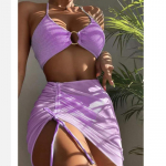 9 v&auml;rvi bikiinid k&otilde;rge v&ouml;&ouml;kohaga ujumisriided Kvaliteetsest riidest bikiinikomplekt Suures suuruses ujumisriided Supelkost&uuml;&uuml;m Seksikas bikiinikomplekt Side Naiste ujumistrikoo Naiste stringid M sinine