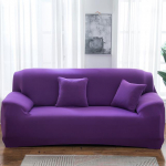 Veekindel tumehall diivanikate Elastsed diivanikatted elutoa jaoks Tavalised diivanikatted Funda De Sofa Couverture De Canape S ( AF-90-140cm)1pc lilla