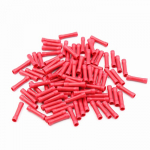 100 tk BV1.25 BV2 BV5.5 isoleeritud p&otilde;kkliitmik, elektriline autokaabel, traadi pressimisklemm punane