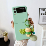 H&auml;rmas nahas&otilde;bralik &uuml;mbris Samsung Galaxy Z Flip 4 &uuml;mbrisele Zflip3 P&otilde;rutuskindel k&otilde;va tagakaas koos Hangoutiga Samsung Z Flip 4 jaoks Samsung Z Flip 2 heleroheline v&auml;rv