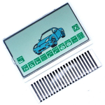 A9 LCD-ekraan Venemaale A8/A9 kahesuunaline alarm LCD-ekraan, painduva kaabli vahetus A9/A8 LCD Display