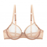 Naiste v&otilde;rgust rinnahoidja, l&auml;bipaistev rinnahoidja, suures suuruses pitsist l&auml;bipaistev rinnahoidja alustraat, polsterdamata bralette 80D
