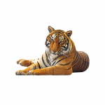 Troopilise metsiku tiigri seinakleebised K&auml;sitsi maalitud loomade tiigri seinakleebised Elutoa veranda taustaga seinakaunistused plakatikleebised as pic