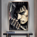Jaapani klassikaline anime Berserk l&otilde;uendimaaling plakatid ja tr&uuml;kised Seinakunstipildid elutoa magamistuppa poistele kodukaunistus Cuadros ilma raamita 21*30cm