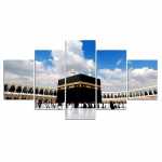Islami ehitus Moslemi pildid L&otilde;uend Maalimine Seinakunst Meka mo&scaron;ee Plakat Kodukaunistamise plakatid ja tr&uuml;kised Kodukaunistus 20x35cm*2 20x45cm*2 20x55cm*1