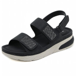 Kerged sandaalid vabaaja spordialad vesi teemandid paksud tallad takjakingad naiste kingad 36 must