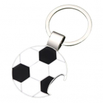 Sile pind galvaniseeritud poleerimine, suveniir Jalgpallif&auml;nnid Aksessuaar Kaunistus Kaasaskantav jalgpallipudeliavaja V&otilde;tmehoidja s&otilde;brad must valge v&auml;rv
