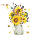 Seinatapeet J&auml;&auml;kideta Dekoratiivne Elav v&auml;rv Suurep&auml;rane p&auml;evalille lilleline Vannitoa seinakleebis Koduvarustus Sunflower