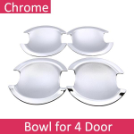 jaoks Mitsubishi Lancer 10 X EX 2007~2016 2008 2009 2010 2011 Kleebised Dekoratsioon Kroomitud uksek&auml;epideme kate Paigaldage auto Bowl 4 Door