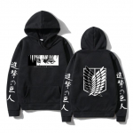 Naiste pikkade varrukatega Jaapan Anime Attack on Titan Hoodies Pusad Harajuku Pusa Pusa T&auml;navar&otilde;ivad Kapuutsiga topsid R&otilde;ivad M