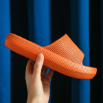 Naiste suvised sussid Sandaalid Vannitoakingad EVA jalan&otilde;ud Rannaluisud pl&auml;tud Paksu tallaga Unisex kingad 36-37