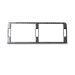 BMW 3. seeria E46 tarvikute jaoks Carbon Fiber Style Car Interior Center Auto Konditsioneer AC Vent Outlet Dekoratiivne raami kleebis must