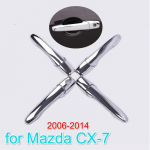Mazda CX-7 luksuslikule kroomitud uksek&auml;epidemele CX7 CX 7 tarvikud 2006 2007 2008 2009 2010 2011 2012 roosteta autokleebisega auto