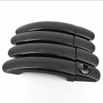 For Ford Tourneo Connect 2013-2018 Lisatarvik l&auml;ikiv must S&uuml;sinikkiust mustriga auto pool Ukse k&auml;epideme katted viimistlus 2014 2015 without smart entry