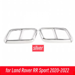 Roostevabast terasest Land Rover Range Rover Sport 2018-2022 Car Styling tagumise v&auml;ljalasketoru katte trimmi summuti silver for 2020-2022