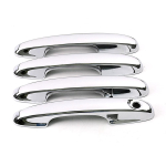 S&uuml;sinikkiust tr&uuml;kitud Ford Focuse v&auml;lisukse k&uuml;lgukse k&auml;epideme katte vormimine kroomitud trimmiraami raam koos 2 Smartiga Chrome Printed gray