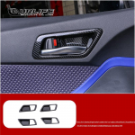 For Toyota C-HR CHR xa10 accessories Car Rear Armrest Panel Trim Cover Interior Mouldings Carbon fiber car styling C