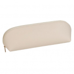 Pliiatsikott Veekindel kunstnahast pliiatsi&uuml;mbris Vastupidav sile t&otilde;mblukuga kirjatarvete hoiukott kodukooli jaoks beež