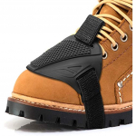 Mootorratta mootorratta k&auml;iguvahetuspadi Mootorratta jalatsi saapa kaitse kate kummist k&auml;iguvahetusl&uuml;liti kaitsed (Must) 11x8x1cm