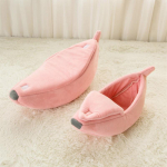 Lemmikloomatarbed Creative Kennel Banaan Boat Modeling Kassipesa Soe lemmikloomapesa talvel. S kollane