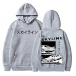 Drift Jaapani Anime AE86 Kapuutsiga Initial D Kahepoolsed kapuutsiga dressipluusid Unisex R34 Skyline GTR JDM vabaaja lahtised pulloverid 3XL