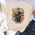 Demon Slayer Kimetsu No Yaiba T-s&auml;rgid Naiste Harajuku T-s&auml;rgid Naiste Y2k Disainerr&otilde;ivad XL