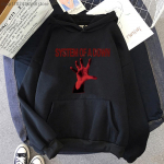 System of A Down B&auml;ndi Hupparid Gooti Stiilis Dressipluusid Rock Muusika Streetwear Mood Naiste Jakk Treeningriided Meeste Unisex Y2k R&otilde;ivad 2XL