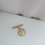 Vintage prantsuse barokkstiilis pross portree ripatsiga