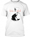 Heartbeat Fly Fishing Unisex T-s&auml;rk S