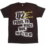 U2 I+E Paris Event 2015 Tee Unisex T-s&auml;rk S