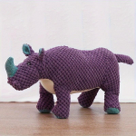 Loomade disainiga kauakestev lemmiklooma n&auml;rimism&auml;nguasi &ndash; pehme pehme materjal hammaste krigistamiseks ja hammustamiseks, ideaalne koertele Pineapple Velvet Rhino