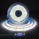 USB 5V COB LED-ribavalgusti l&auml;bistava peegliklaasist akr&uuml;&uuml;list puuteanduriga h&auml;mardatav l&uuml;liti DIY vanity meigipeegli taustvalgus 1M