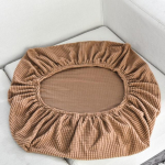 Žakaardiivani istmepadja kate, toolikate, lemmikloomad, laste m&ouml;&ouml;blikaitse, polaarfliisist veniv, pestav, eemaldatav kate Seat Length 50-65cm kaamel