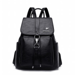 Kvaliteetne nahast seljakott Naiste nahast reisiseljakott koolikotid teismeliste t&uuml;drukute &otilde;lakottidele must