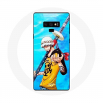 &Uuml;mbris Samsung Galaxy Note 9 One Piece Manga Trafalgar Law m&otilde;&otilde;ga jaoks