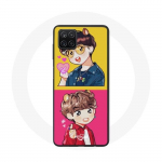 &Uuml;mbris Samsung Galaxy A12 BTS Bangtan Sonyeondan Dynamite V ja J-Hope Fanart jaoks