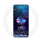 &Uuml;mbris Xiaomi Redmi Note 5 AI kahe kaameraga Exo K-pop grupi logo jaoks oleme &uuml;ks